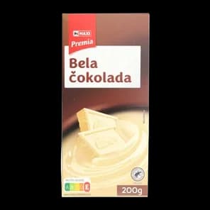 Cokolada bela Maxi 200g