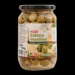 Maslina zel.bez kostice Maxi 700g