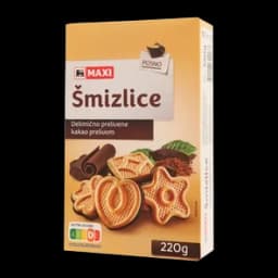 Smizlice sa kakao prelivom Maxi 220g