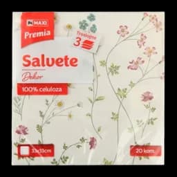 Salvete Dekor 3 cvetne Premia 3sl 33/20