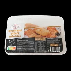 Panirani pileci odresci 240g