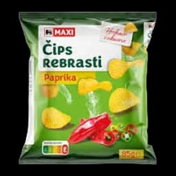 Cips rebrasti paprika Maxi 85g