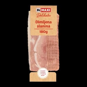 Dimljena mesn.slanina slajs Maxi180g