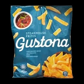 Zamrznuti pomfrit steakhouse Gustona 1kg