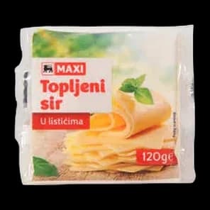 Topljeni sir u listicima Maxi 120g