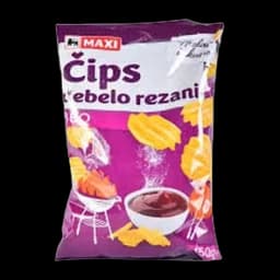 Cips rebrasti BBQ Maxi 150g