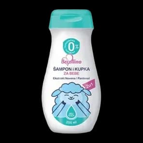 Samp.i kupka za bebe 2u1 Becollino 200ml
