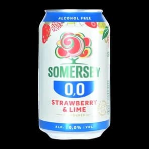 Somersby strawberry limenka 0% 330 ml