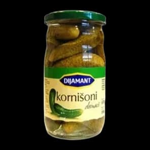 Kornišoni 680g Dijamant