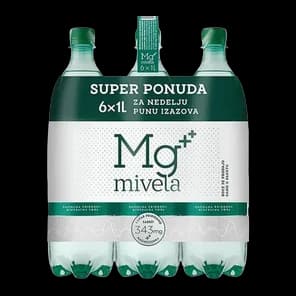 Gazirana voda Mg Mivela 6x1l