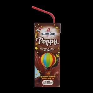 Cokoladno mleko Poppy 200ml