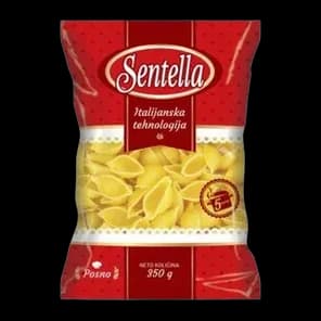 Testenina skoljka velika Sentella 350g