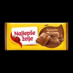 Cokolada noisette Najlepse zelje 180g
