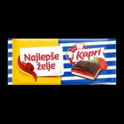Cokolada Najlepse zelje Kapri 190g