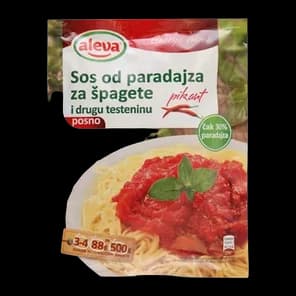 Sos Od Paradajza Za Spagete Pikant 88g Aleva