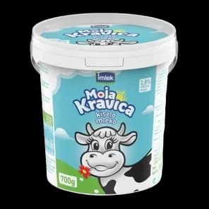 Kiselo Mleko Kantica 2.8% Moja Kravica 700g Imlek Ad