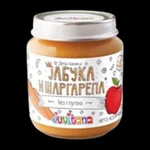 Kasica Jabuka&sargarepa Juvitana 128g 4m+ Rdt Swisslion