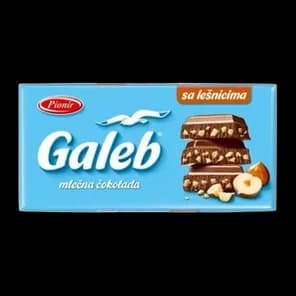 Čokolada Galeb Lešnik 80g Pionir