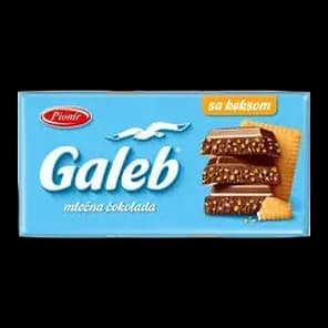 Mlecna cokolada Galeb sa keksom 90gr