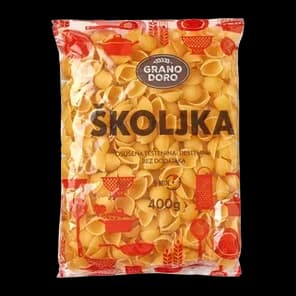 Testenina Školjka 400g Grano Doro