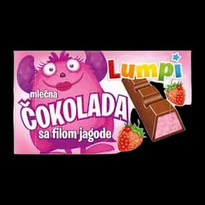 Čokolada Jagoda 100g Lumpi