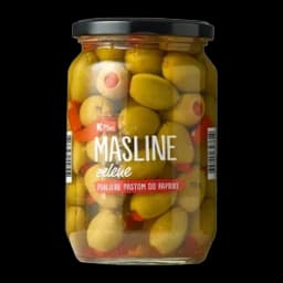 Masline Zelene Paprika 700g K Plus