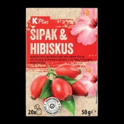 Čaj Šipak Hibiskus 50g K Plus