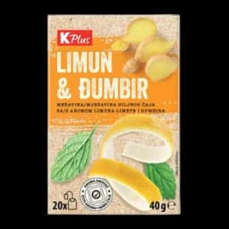 Čaj Đumbir&limun 40g K Plus