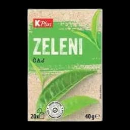 Čaj Zeleni 40g K Plus