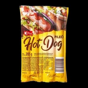 Hot Dog Pileći 205g K Plus