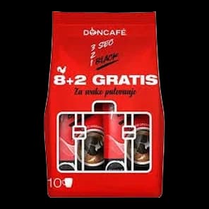 Doncafe 3 sec 2 1 black 8+2 gratis