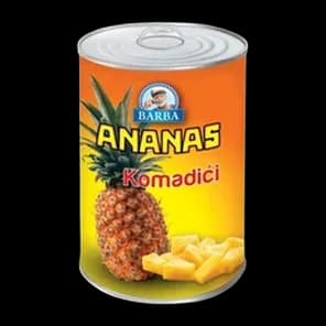 Ananas Komadići 565g Barba