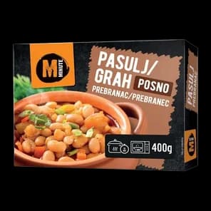 Pasulj Prebranac Posni 400g Minute