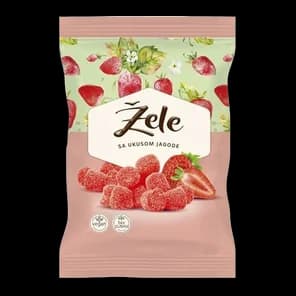 Žele Bombone Jagoda 100g K Plus