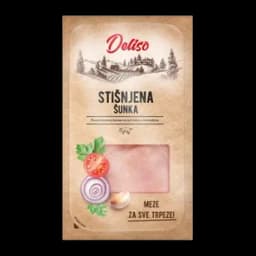 Šunka Stišnjena Slajs 100g Deliso