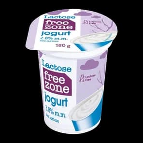 Jogurt Bez Laktoze 180g Free Zone