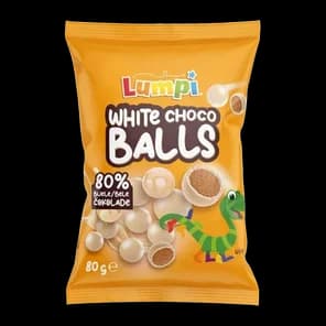 Flips Čoko Balls White 80g Lumpi