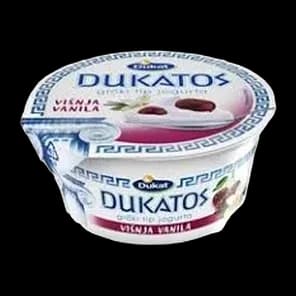 Vocni jogurt visnja vanila Dukatos 400g