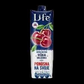 Sok visnja kas.50% premium Nectar Life1l