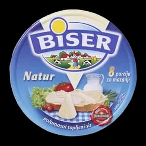 Sir toplj.porcija Biser duo natur 2x140g
