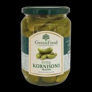 Kornišon Extra Delikates 3-6 670g Greenfood