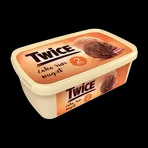 Sladoled Twice Čok Rum Nugat 1600ml