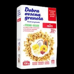 Dobra ovsena granola 35% voca 300 g