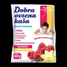 Dobra ovsena kasa malina i vanila 60g
