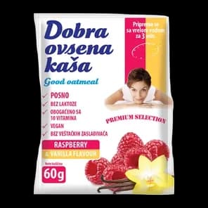 Dobra ovsena kasa malina i vanila 60g