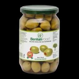 Masline Zelene Sa Paprikom 700g Bf