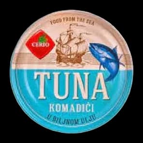 Cerio tuna komadići u biljnom ulju 150g