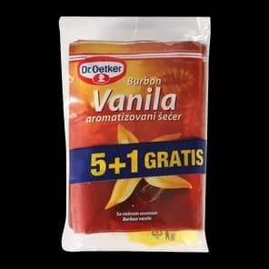 Burbon Vanila ar.secer 5+1gratis (6x10g)