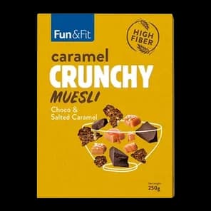Musli Sa Slanom Karamelom I Čokoladom Hrskavi 250gr Fun&fit