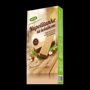 Napolitanke Lešnik Baš Baš 400g